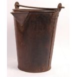 POST WWI FIRST WORLD WAR BRITISH MILITARY STEEL WATER BUCKET