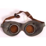 RARE WWII GERMAN THIRD REICH NAZI PARTY DISPATCH RIDER DUST GOGGLES