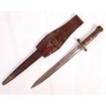 WWI FIRST WORLD WAR 1888 PATT LEE ENFIELD RIFLE BAYONET