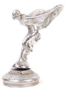 EARLY 20TH CENTURY CHROME ROLLS-ROYCE CAR MASCOT