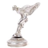 EARLY 20TH CENTURY CHROME ROLLS-ROYCE CAR MASCOT