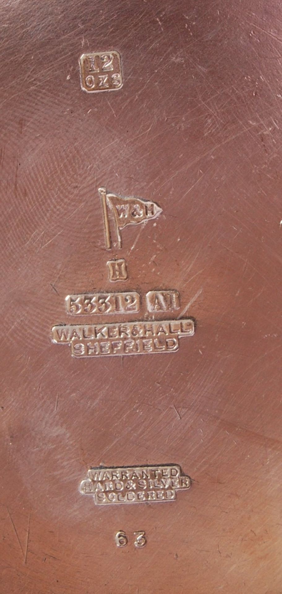 VINTAGE WALKER & HALL SHIPPING LINE SILVER PLATED SUGAR BOWL - Bild 4 aus 4