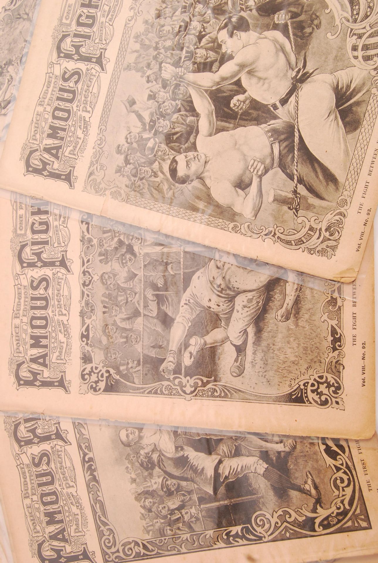 COLLECTION OF EDWARDIAN FAMOUS FIGHTS MAGAZINES - Image 3 of 4