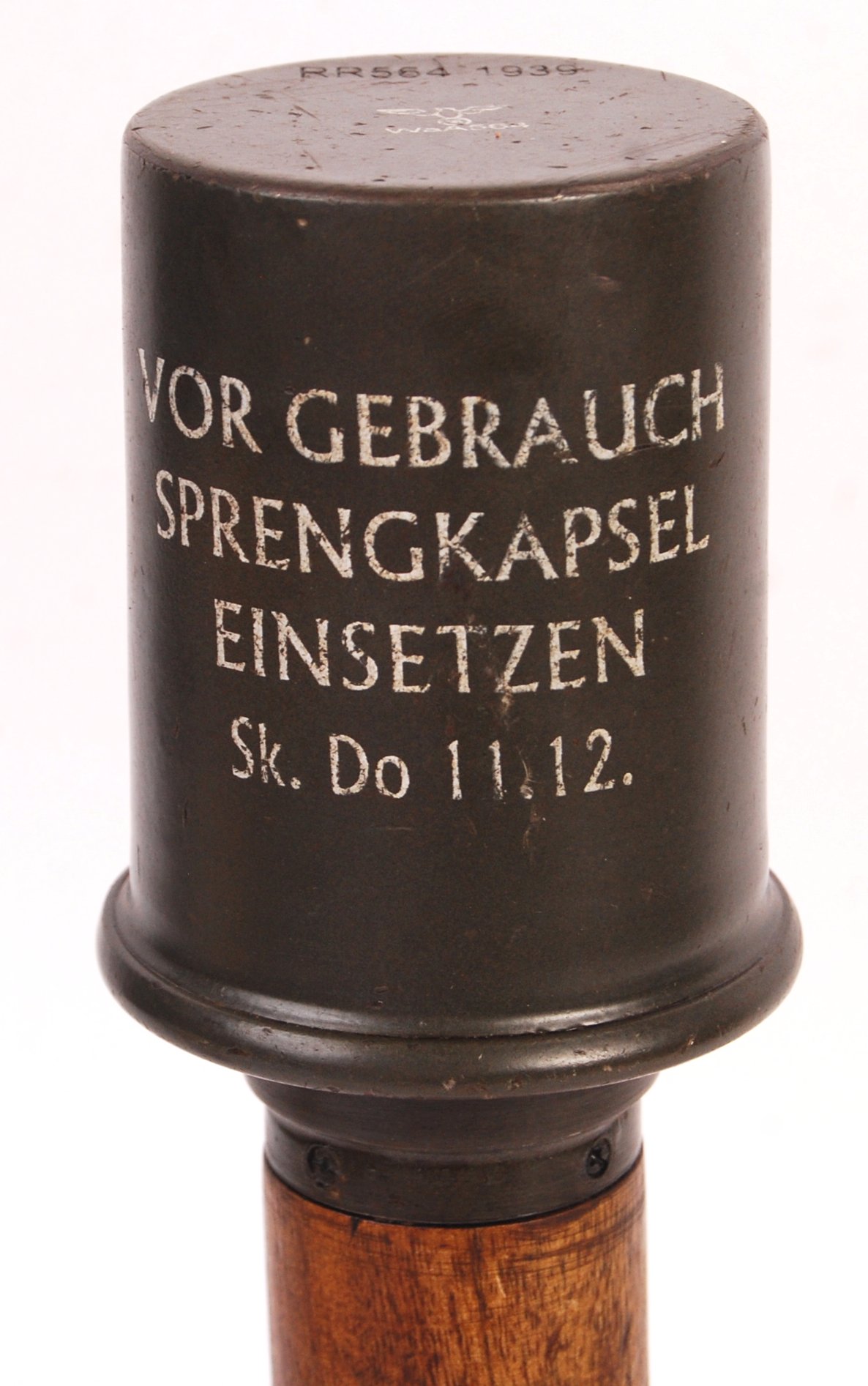 WWII SECOND WORLD WAR GERMAN ARMY STICK GRENADE - Image 2 of 5