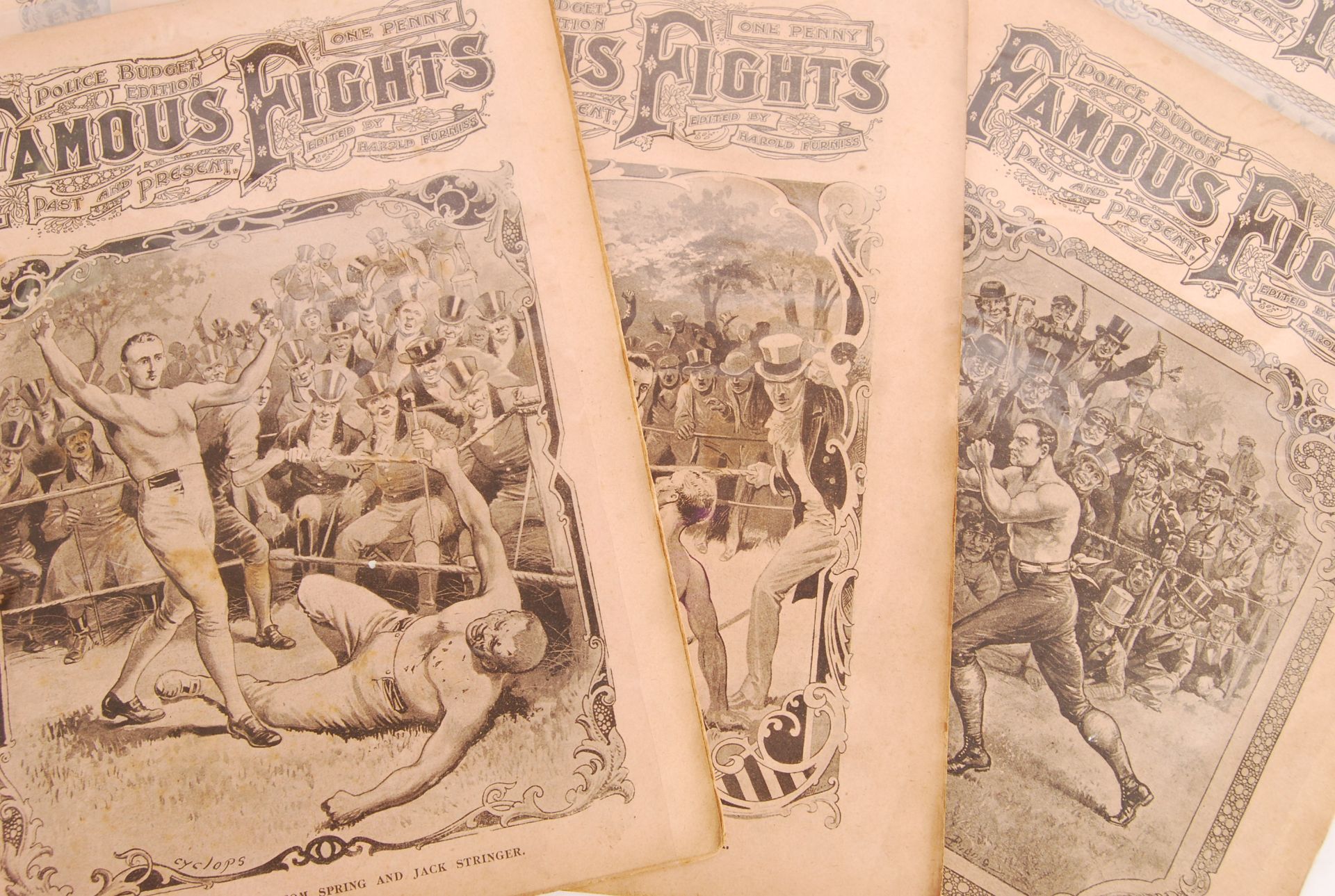 COLLECTION OF EDWARDIAN FAMOUS FIGHTS MAGAZINES - Image 2 of 4