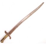 FRENCH 19TH CENTURY 1842 PATTERN SABRE RIFLE BAYONET