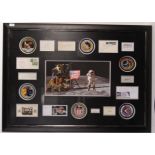 RARE NASA APOLLO MISSIONS ALL 12 MOONWALKERS AUTOGRAPH COLLECTION