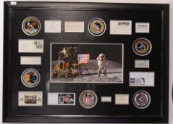 RARE NASA APOLLO MISSIONS ALL 12 MOONWALKERS AUTOGRAPH COLLECTION