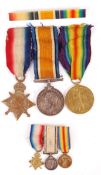 WWI FIRST WORLD WAR MEDAL TRIO TO CORPORAL IN THE RAMC