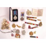ASSORTED WWI FIRST & WWII SECOND WORLD WAR RELATED MEDALS