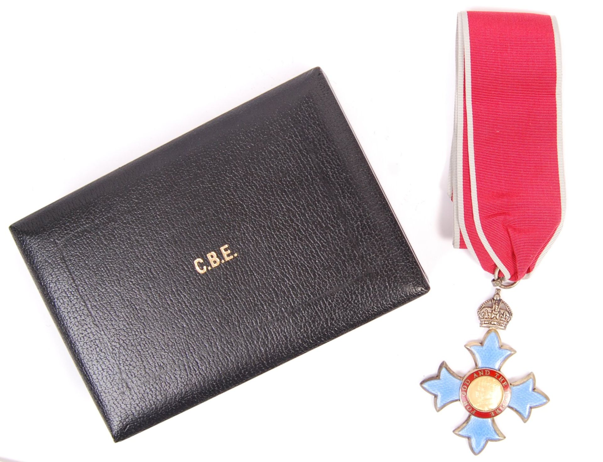 ORIGINAL CBE COMMANDER BRITISH EMPIRE MEDAL WITH BOX