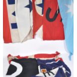 COLLECTION OF ASSORTED SHIPPING LINE FLAGS