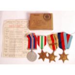 WWII SECOND WORLD WAR MEDAL GROUP - LONDON