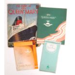 CUNARD WHITE STAR LINE RMS QUEEN MARY BROCHURES & EPHEMERA