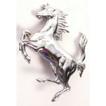 RARE PRANCING HORSE FERRARI SPORTS CAR MASCOT / BADGE