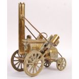 CAST BRASS MODEL OF STEPHENSONS ROCKET