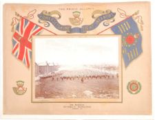 RARE BOER WAR SOMERSET LIGHT INFANTRY PRESENTATION PHOTOGRAPH