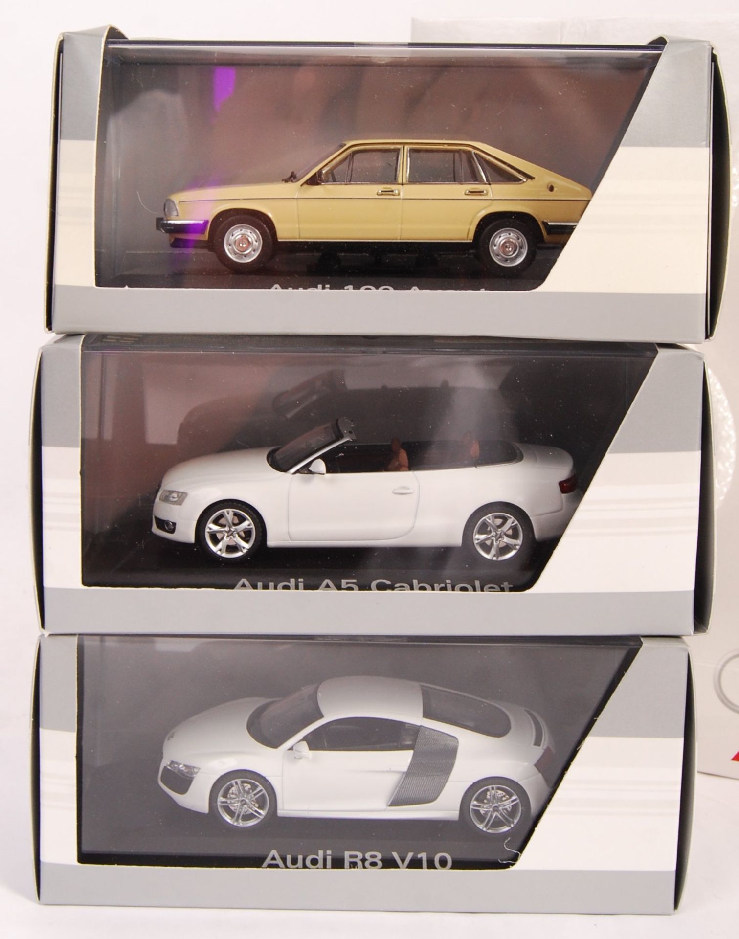 EXCLUSIVE AUDI COLLECTION MINICHAMPS 1/43 SCALE DIECAST VEHICLES - Bild 2 aus 5