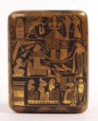 EARLY 20TH CENTURY EGYPTIAN REVIVAL CIGARETTE CASE