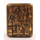 EARLY 20TH CENTURY EGYPTIAN REVIVAL CIGARETTE CASE