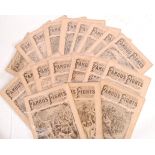 COLLECTION OF EDWARDIAN FAMOUS FIGHTS MAGAZINES