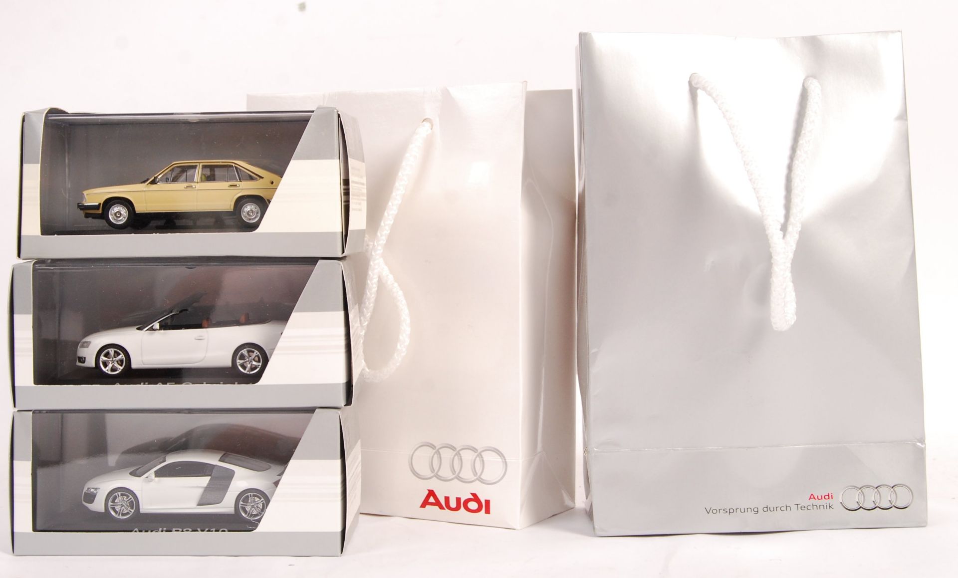 EXCLUSIVE AUDI COLLECTION MINICHAMPS 1/43 SCALE DIECAST VEHICLES