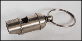 A reproduction White Star Line officers whistle stamped for 'RMS Titanic' by Auld of Glasgow.