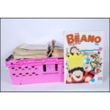 A large collection of Beano comic book magazines dating from the 1980's, mostly 1990's. The