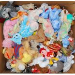 ASSORTED TY BEANIE BABIES FROM ALL SERIES MOSTLY ANIMALS