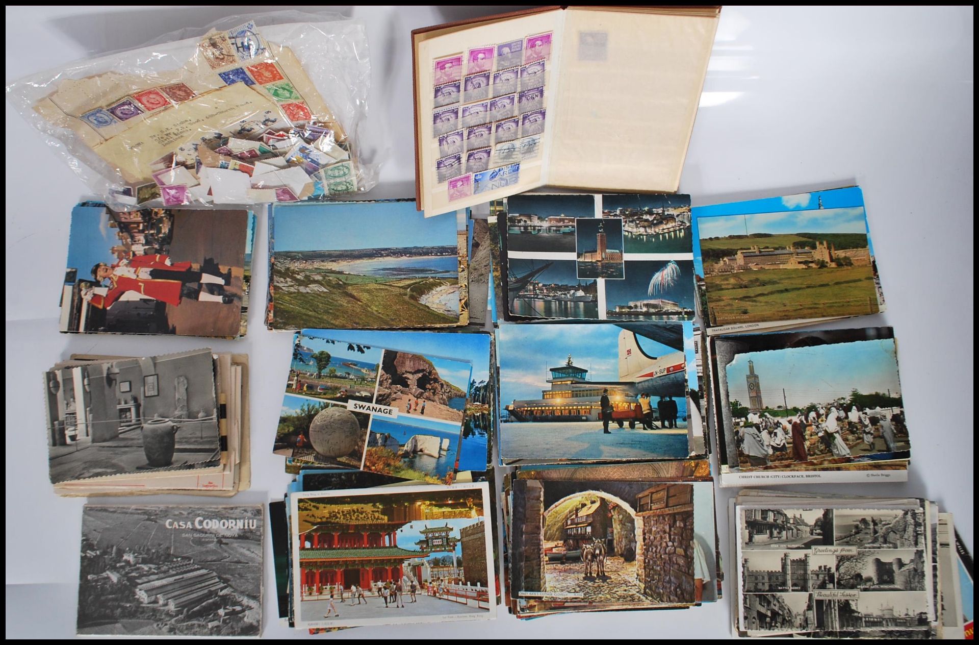 A collection of mid to late 20th Century postcards dating from the mid to late 20th Century to
