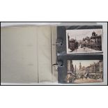 An album containing a collection of approx 124 postcards all relating to the City of Bath to include