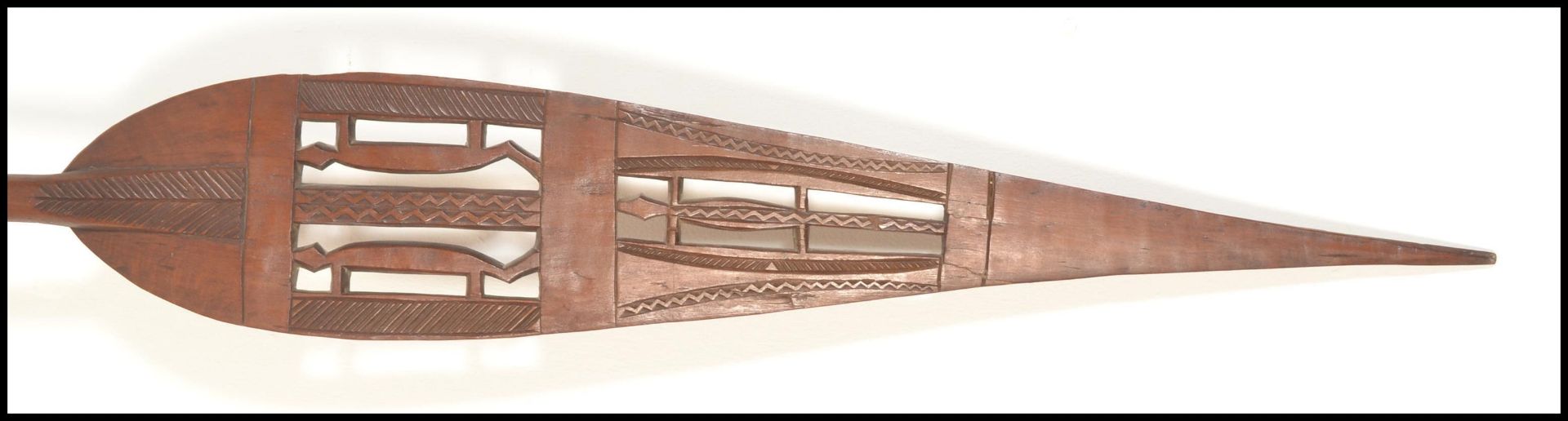 A 20th Century African tribal hardwood ceremonial - Image 4 of 5