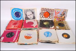 A collection of 45rpm vinyl 7" records by various