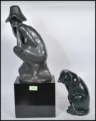 Two 20th Century cast Austin sculptures to include