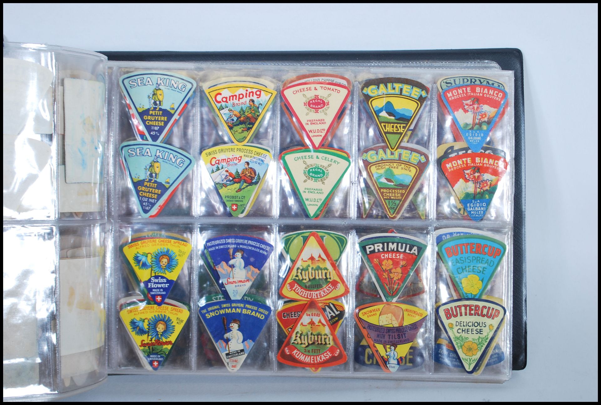 A vast collection of vintage 20th Century Cheese Labels from across Europe and England to include - Bild 9 aus 17