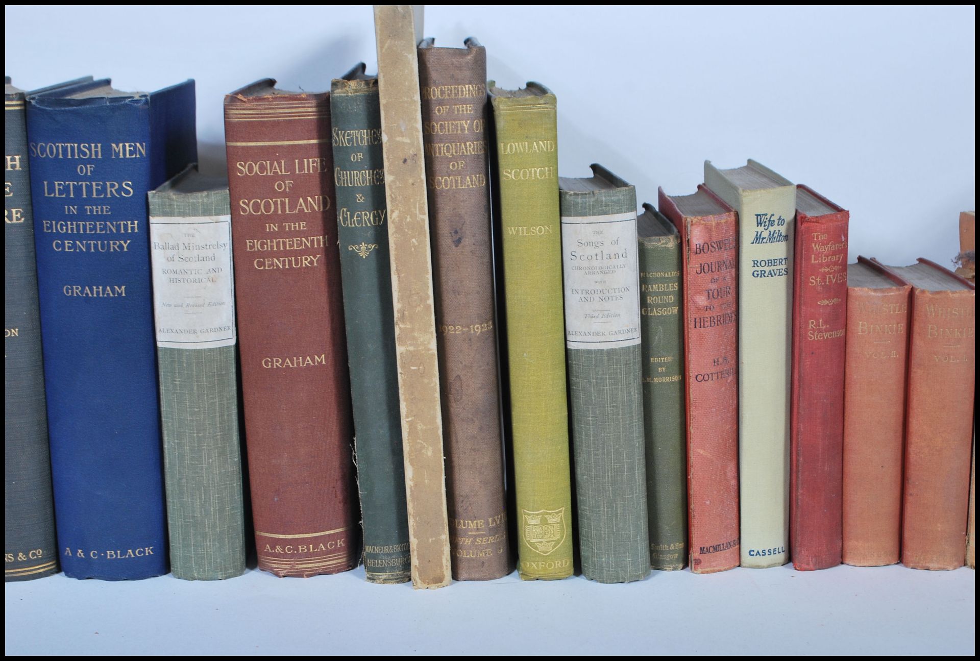 A collection of late 19th Century and early 20th Century non fiction books concerning Scotland to - Bild 4 aus 6