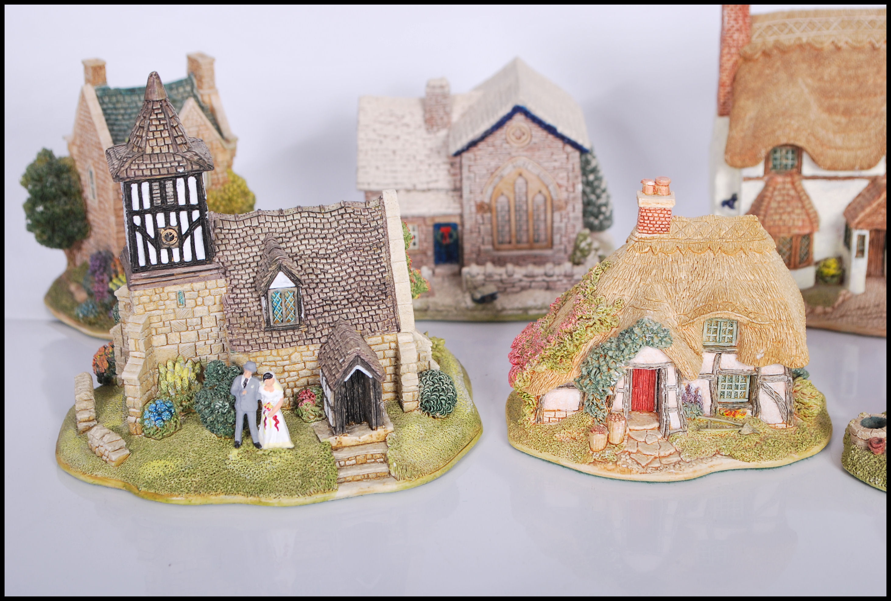 A collection of ten boxed Lilliput Cottages to include Blue Boar, To Have And To Hold, Cradle - Image 2 of 9