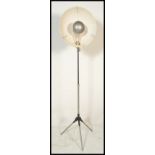 A retro mid 20th Century floor standing film / photography lamp light by Malham. Model SE23.