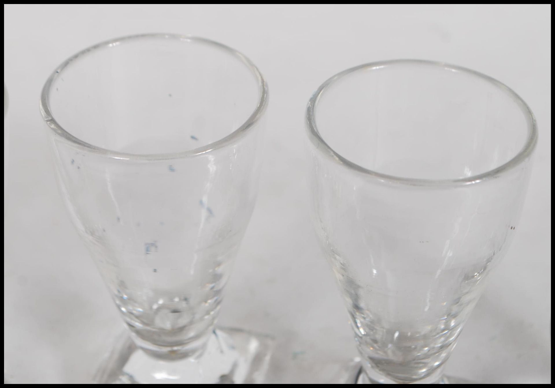 A set of five 19th Century hand blown liqueur / to - Image 6 of 8