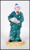 A Royal Doulton Circus clown figurine titled ' Will He - Won't He? ', HN3275 modelled by Robert