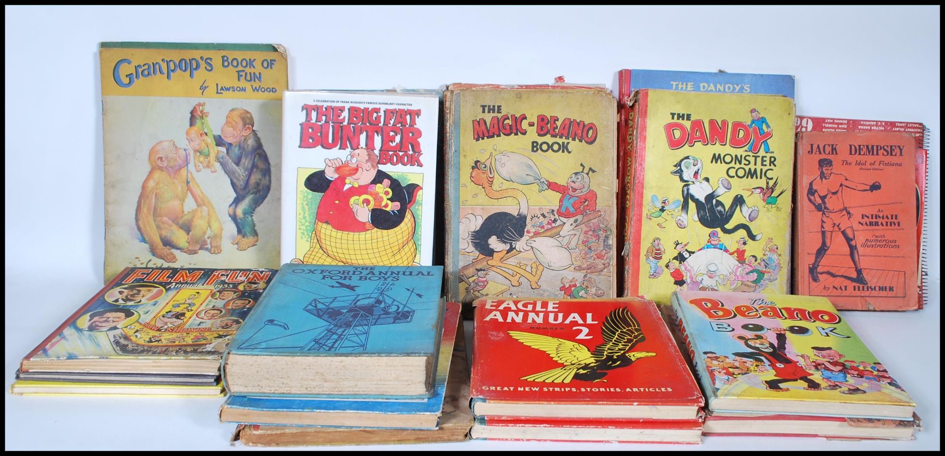 A good collection of childrens annuals and books dating from the 1940's to include several titles