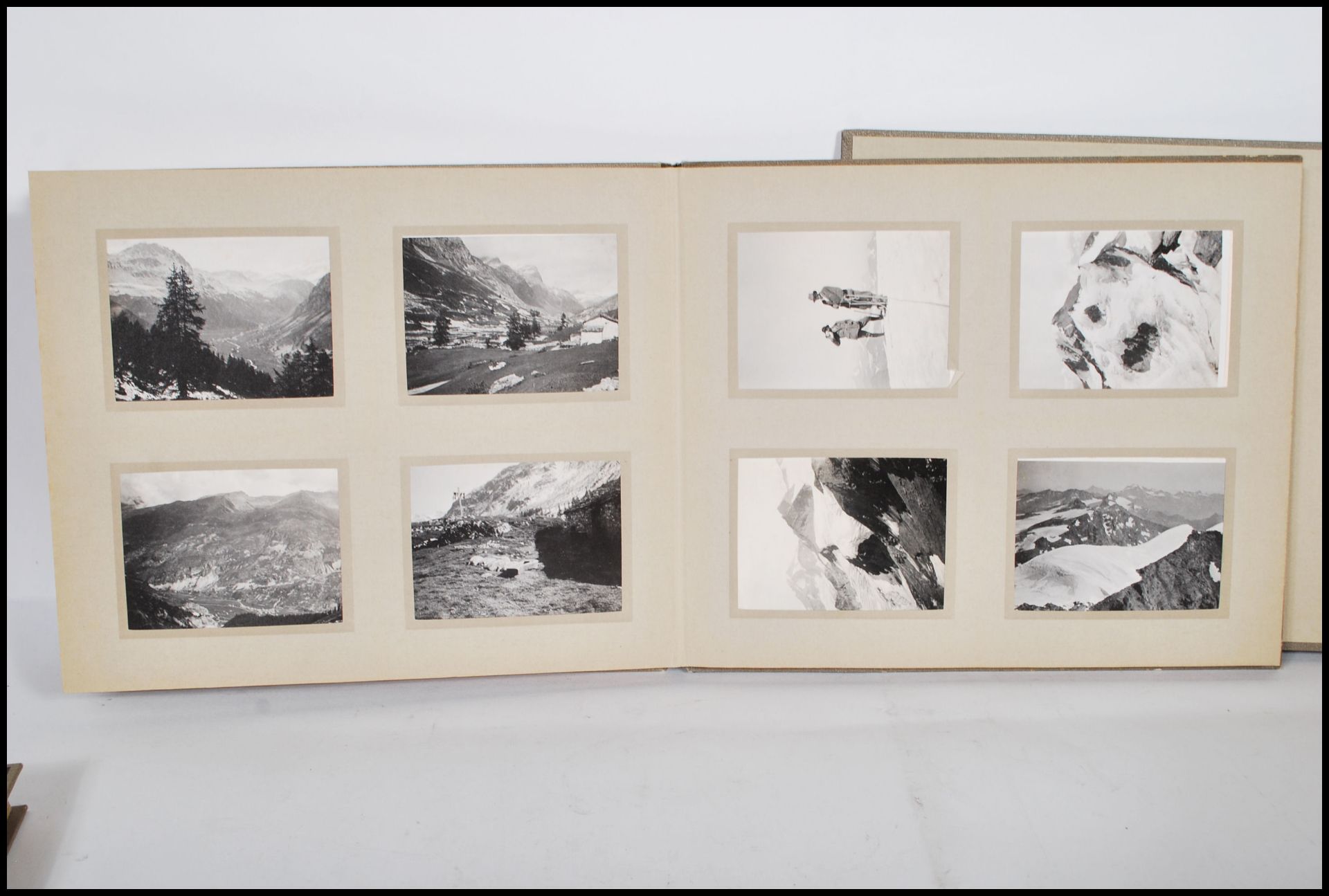 Three Photograph albums circa 1920/30's of trips to Norway and Switzerland showing skiing, - Image 10 of 16