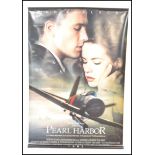 A large original cinema film advertising double sided poster for Pearl Harbour ( 2001 ) starring Ben