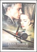 A large original cinema film advertising double sided poster for Pearl Harbour ( 2001 ) starring Ben