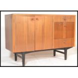 A retro 20th Century teak wood sideboard credenza,