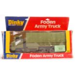 DINKY TOYS BOXED 668 FODEN ARMY TRUCK DIECAST MODEL