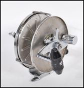 Allcocks Stainless Steel Big Game Reel - The Commodore 6" dia, counterbalanced handle with star drag