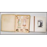 Two 19th Century Victorian photographic albums with approx 62 Carte-de-Visites (CdVs) and Cabinet