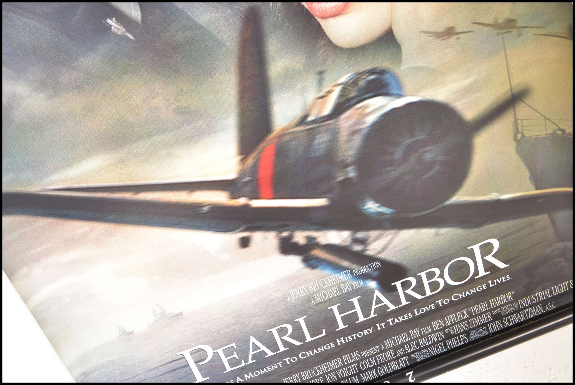 A large original cinema film advertising double sided poster for Pearl Harbour ( 2001 ) starring Ben - Bild 4 aus 4