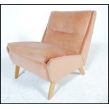 Ernest Race - Race Furniture - Heals - ' Woodpecker '  bedroom chair / cocktail chair, upholstered